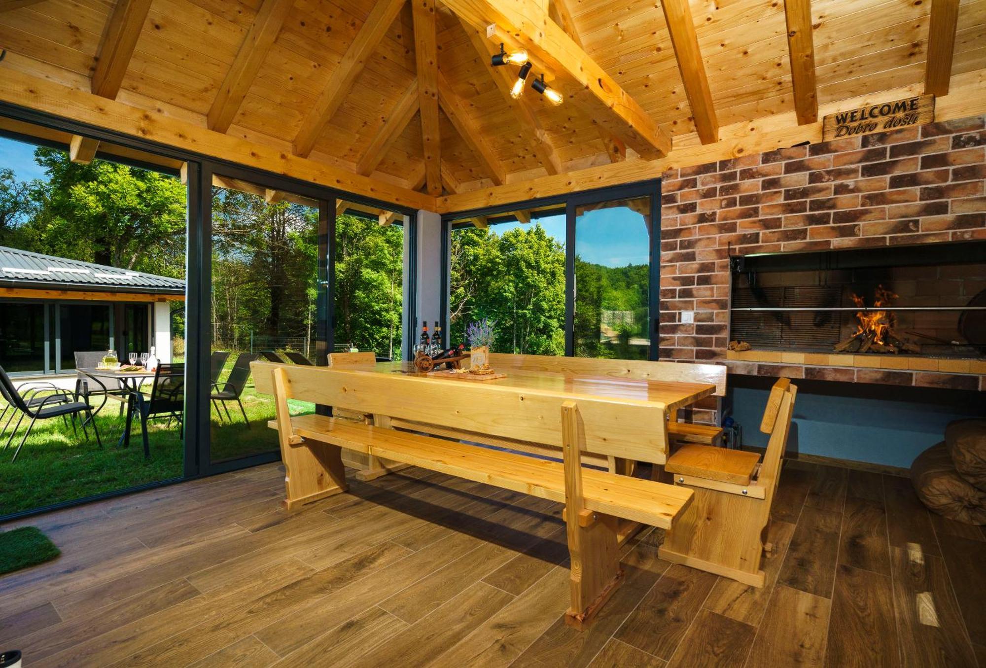 הוילה Saborsko Plitvice House Angelina מראה חיצוני תמונה